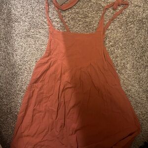 Women's Rust Sleeveless Dress